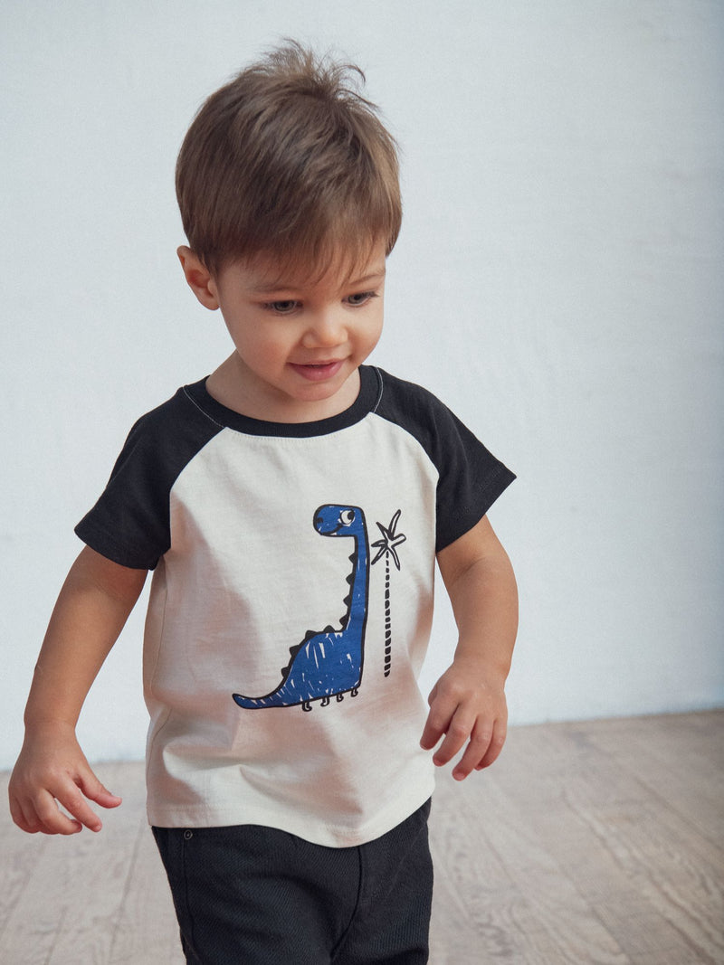 Camiseta "Dino & Palm" para bebé niño