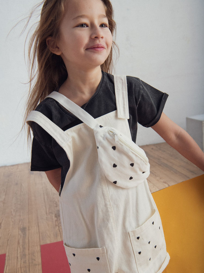 Bolso bandolera con corazones para niñas