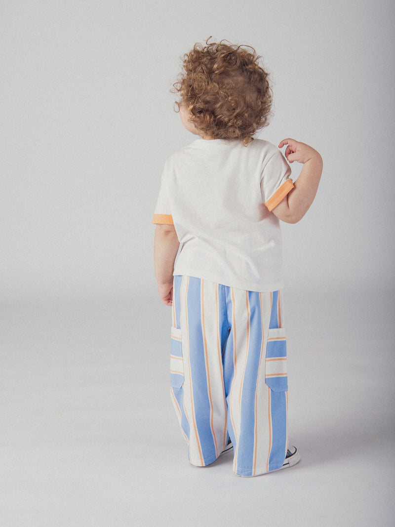 Camiseta ecru con diseño "Ice Teams" para bebé niño