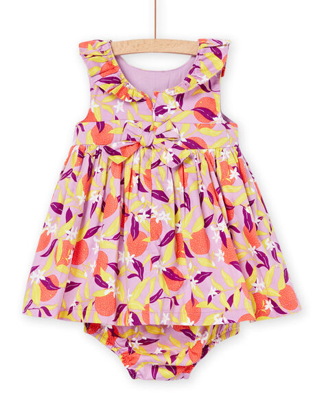 Vestido con estampado de flores RINEOROB1 / 23SG09O3ROB326