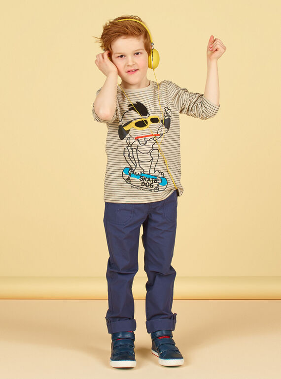 Pantalón gris oscuro - Niño LOPOEPAN2 / 21S902Y2PANJ900