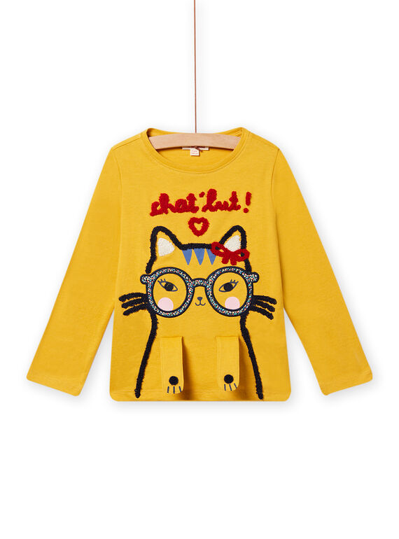 Camiseta amarilla de manga larga NALUTEE2 / 22S901P2TMLB118