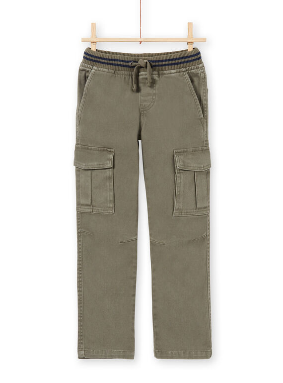 Pantalón caqui para niño MOJOPAMAT2 / 21W90224PANG631