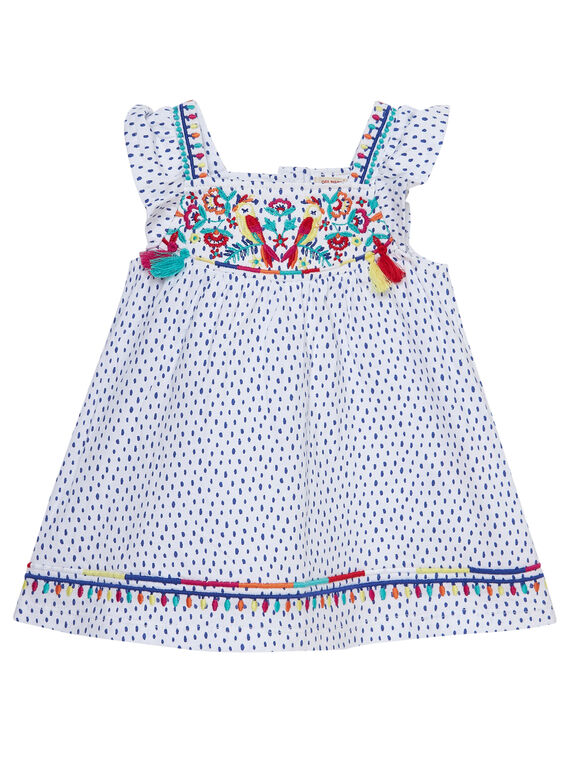 Conjunto de vestido y cubrepañal de punto fino para bebé niña JIMARENS1 / 20SG09P1ENS000