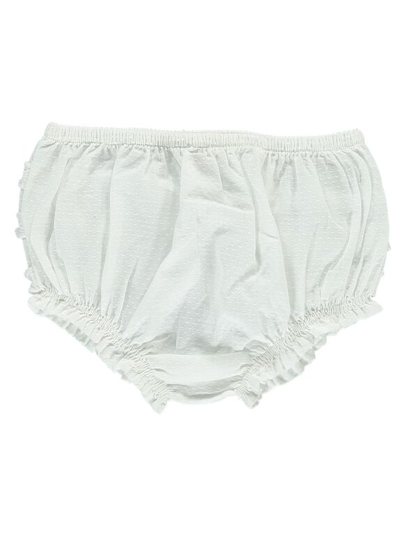 Baby girls' plain bloomers CIJOBLOO9 / 18SG09S3BLR000