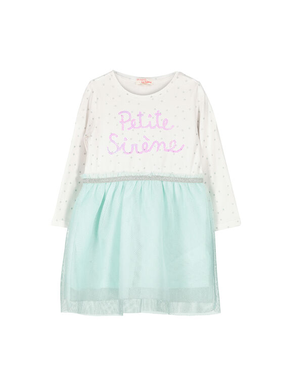 Vestido con estampado de fantasía para niña FANEROB4 / 19S901B3ROB000
