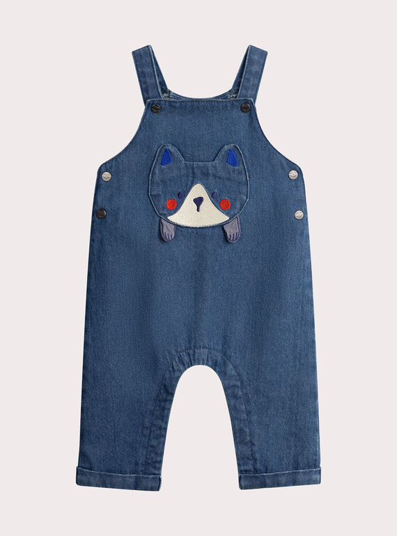 Mono largo de denim para bebé niño  VUROSAL1 / 24WG10P1SALP274