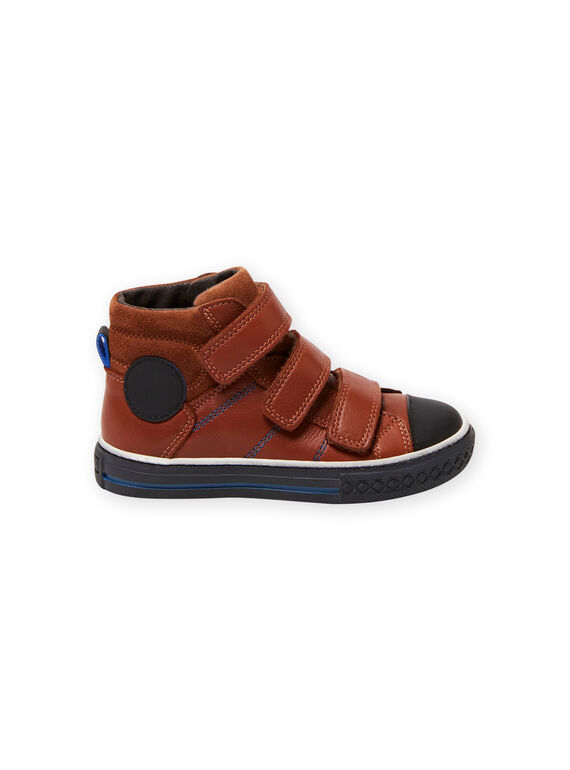 Zapatillas altas de color camel para niño MOBASTRIVTAN / 21XK3652D3F804