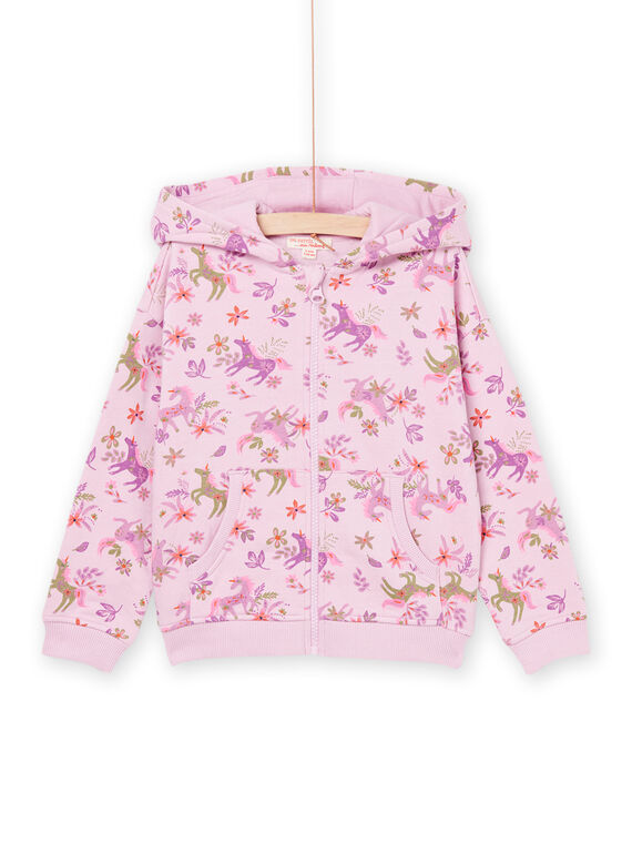 Sudadera de chándal rosa con capucha PAJOHAUJOG3 / 22W901D1JGHH700