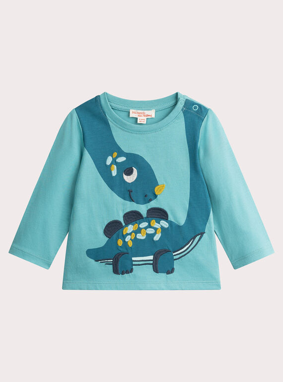 Camiseta de animación dinosaurio para bebé niño  VUKLITEE2 / 24WG1043TMLC201