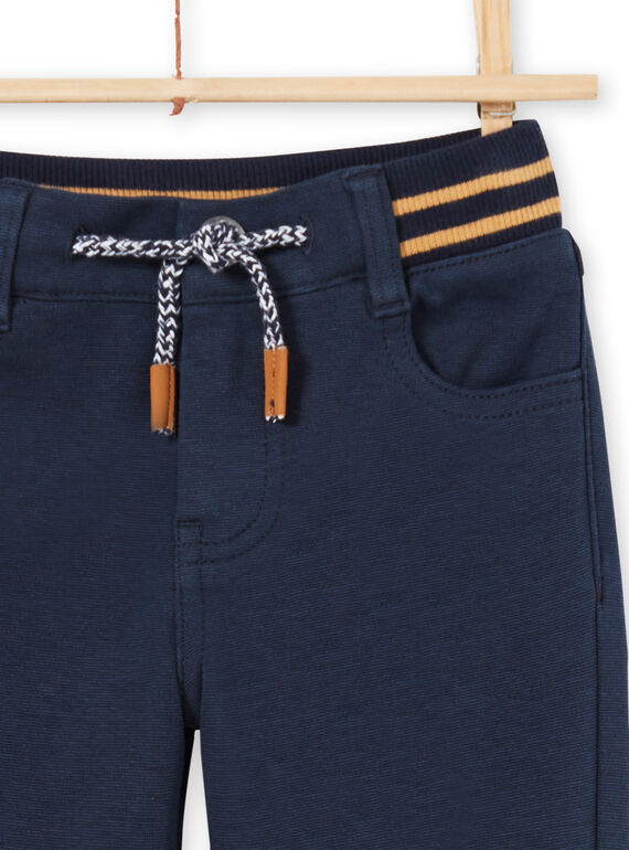 Pantalón de color azul noche para niño MOMIXPAN / 21W902J1PAN717