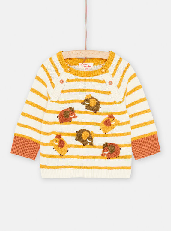 Jersey amarillo con estampado de fantasía SUCOUPUL / 23WG10L1PULB118