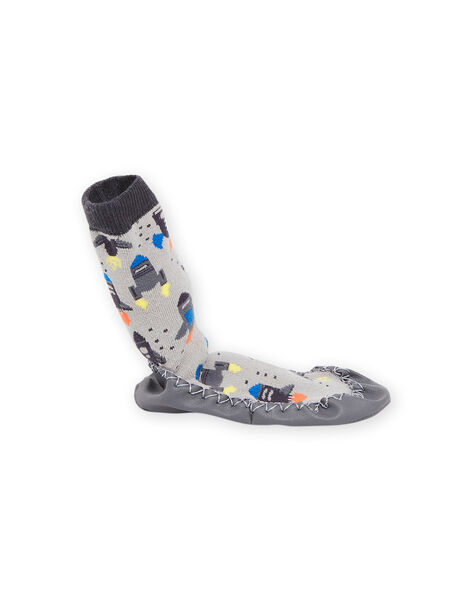 Calcetines zapatilla con estampado de cohete POCHO7AOP2 / 22XK3643D08940
