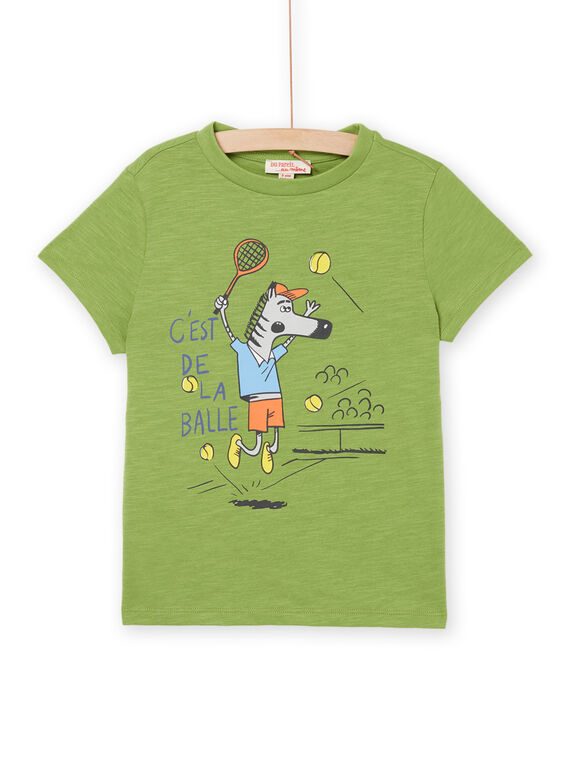 Camiseta con estampado de tenis ROJOTI4 / 23S90283TMCG602
