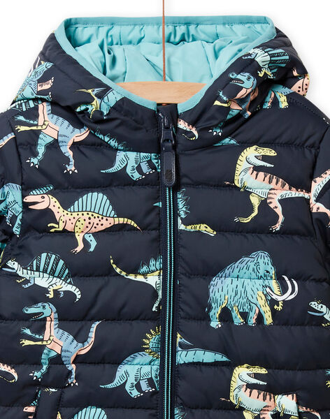 Cazadora acolchada reversible con estampado de dinosaurios para niño :  comprar online - Abrigos, cazadoras | DPAM