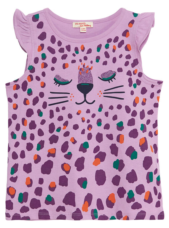 Camiseta de tirantes de color malva JASAUDEB2 / 20S901Q1DEB326