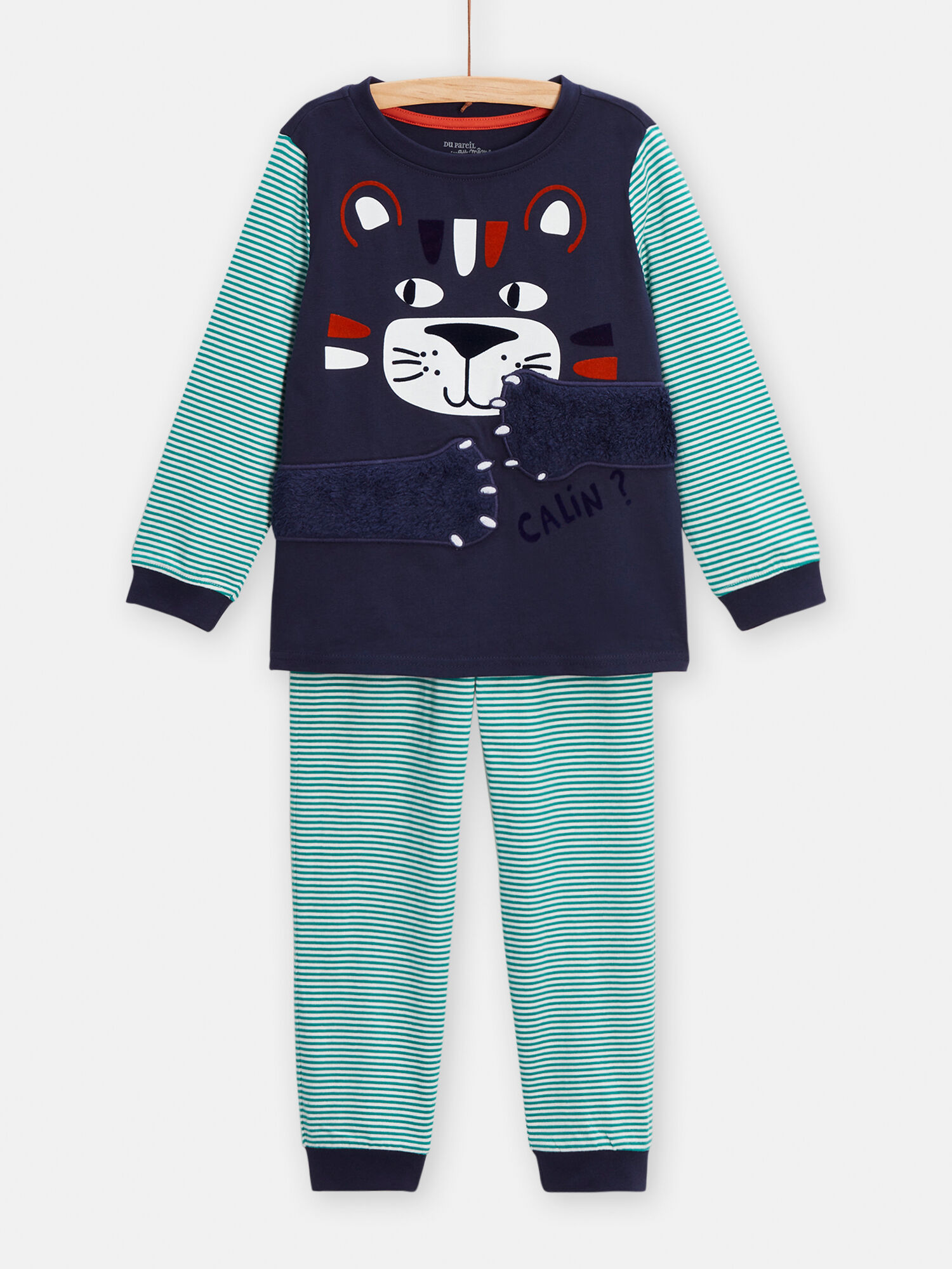 Pijama azul con dibujo de tigre para ni o comprar online