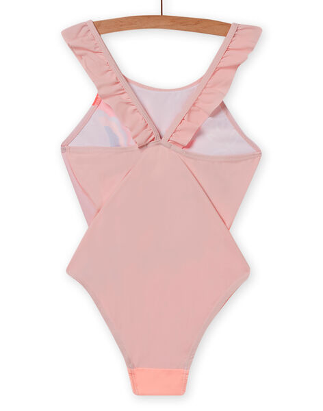Bañador rosa empolvado para niña NYAMER4 / 22SI01L4MAID327