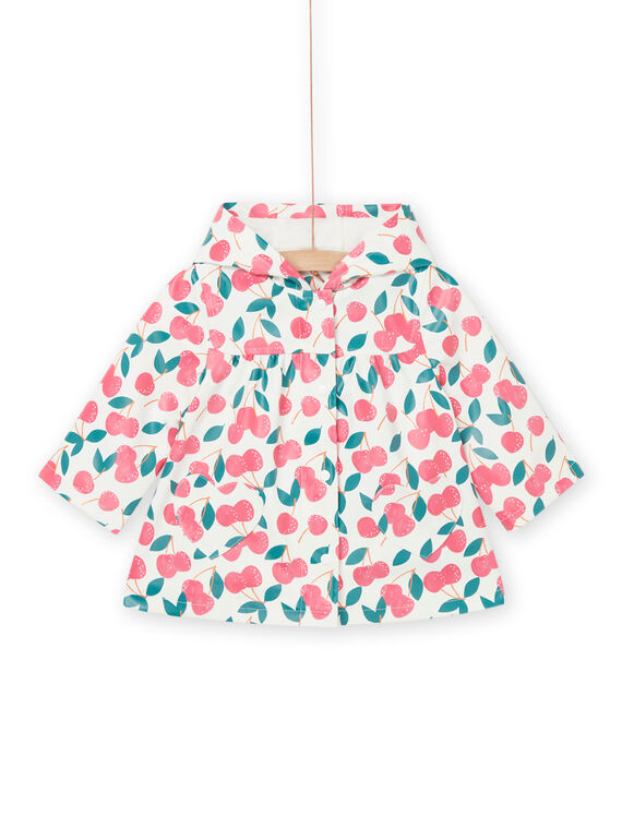 Impermeable con capucha con estampado de cerezas RISUNIMP / 23SG09J4IMP001