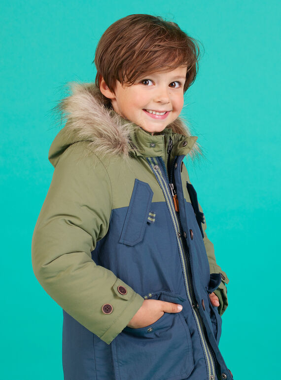 Parka 3-en-1 bicolor para niño MOGROPAR1 / 21W90252PAR628