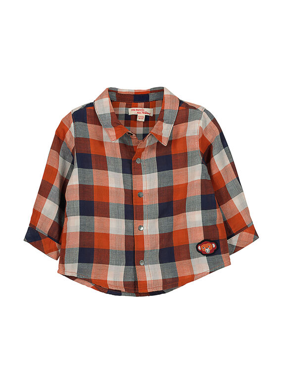 Camisa de cuadros para bebé niño FUBACHEM / 19SG1061CHM099