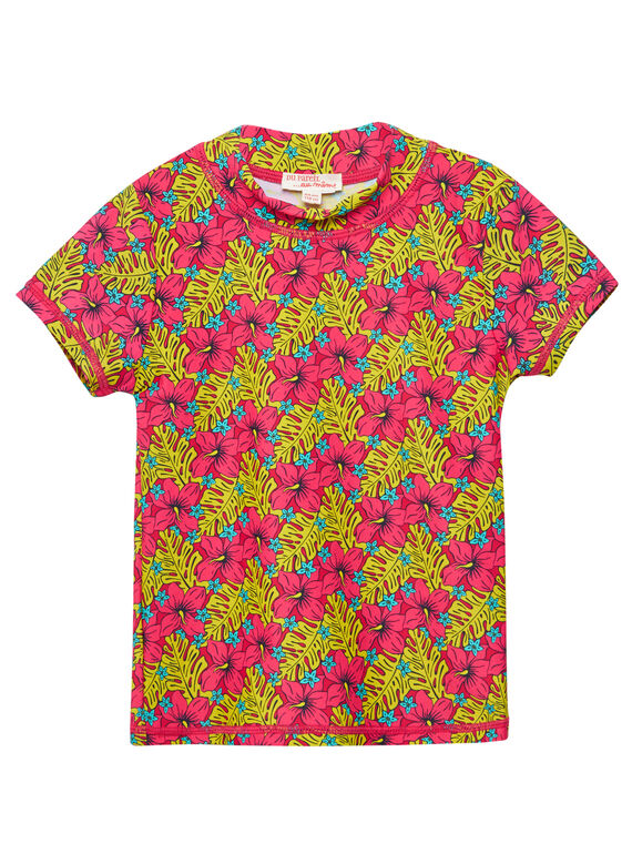 Camiseta de color rojo con protección anti-UV JYAMERUV / 20SI01K1TUVF510