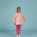 Impermeable con estampado de cerezas