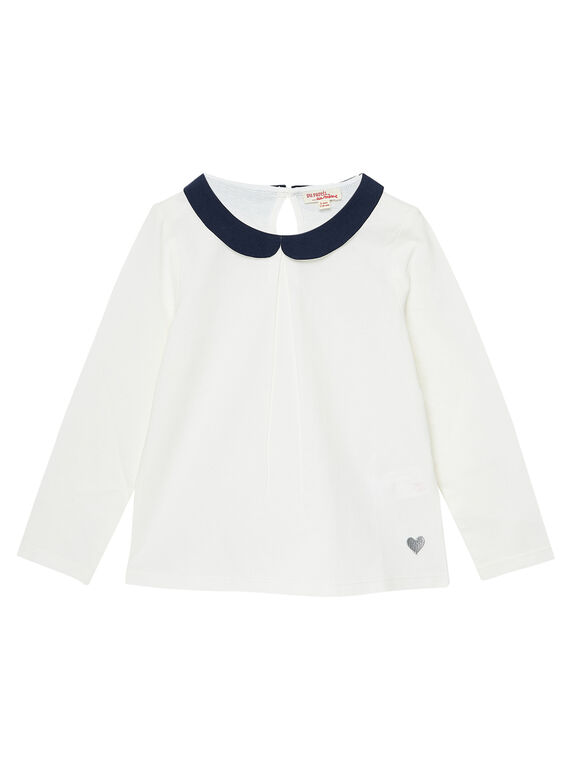 Camisita básica de color crudo JAESBRA3 / 20S90162D3A001