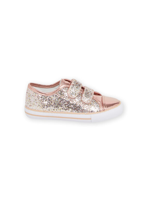 Tenis con brillo rosas para niña NATOILGLITP / 22KK3598D16030