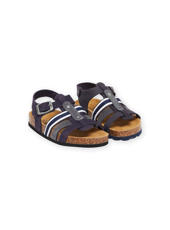 Sandalias de color azul marino RONUCHIC / 23KK3662SLB070