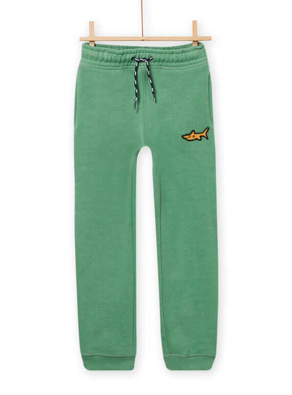 Pantalón de chándal verde para niño NOJOJOB4 / 22S90261JGB617