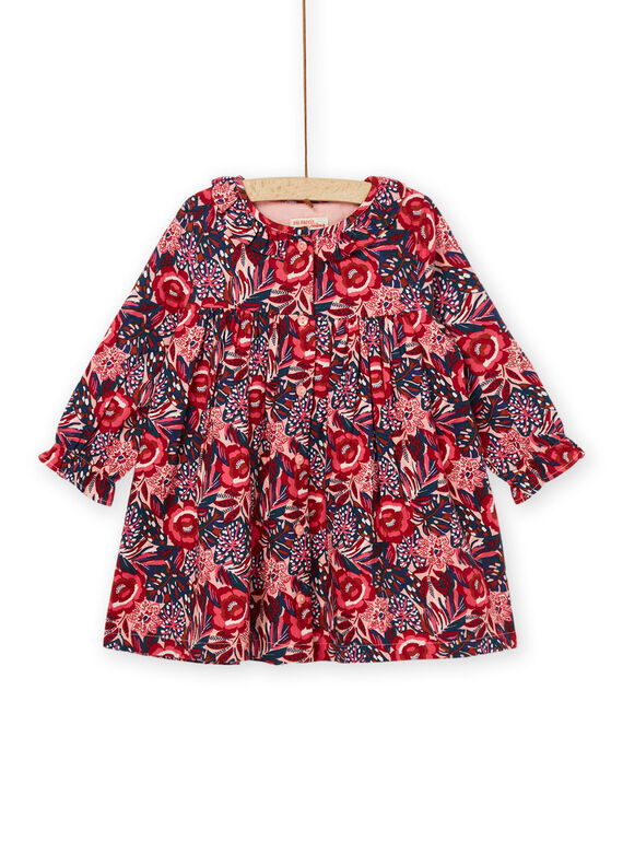 Vestido con estampado de flores PIPRAROB1 / 22WG09S1ROBD324