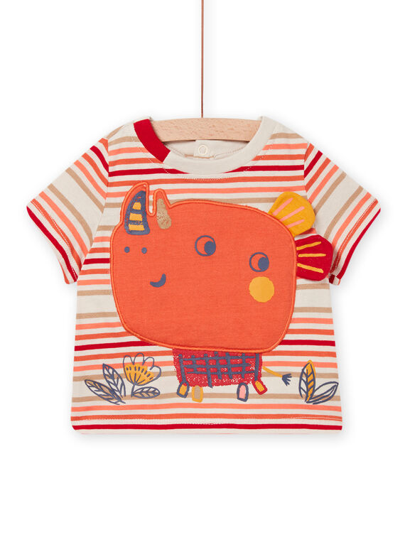 Camiseta natural para bebé niño NUFLATI2 / 22SG10R1TMC009