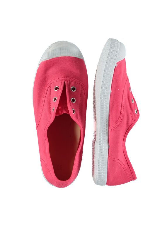 Tenis de lona para niña FFTENCORAL / 19SK35B6D16404