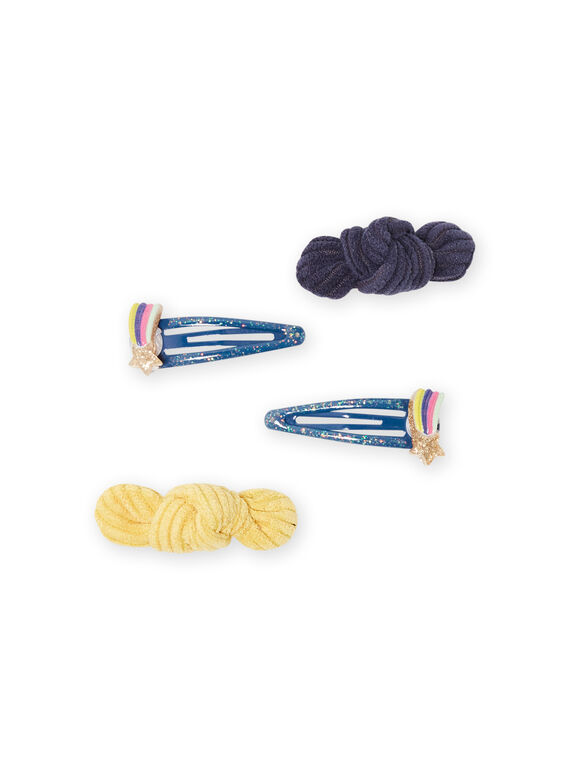 Pack de 4 horquillas de fantasía para niña MYAPLACLIC3 / 21WI01T3BRT955