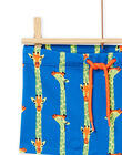 Bañador azul con estampado de jirafas para niño NYOMERSHOGI / 22SI02L3MAI702