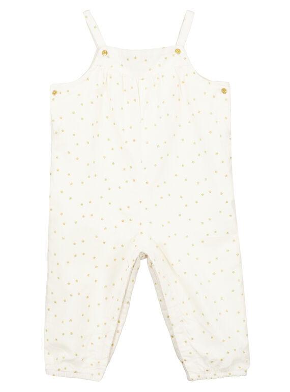 Peto estampado con brillo para niña recién nacida GIBLASAL / 19WG09S1SAL001