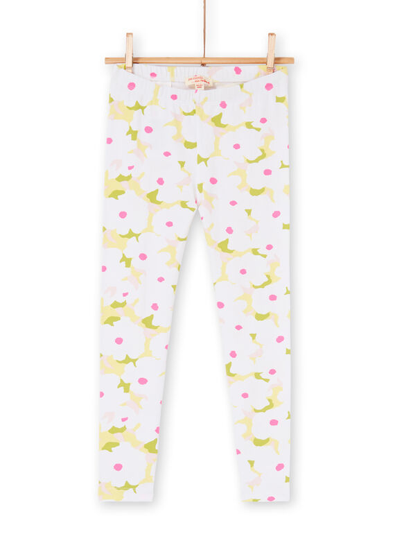 Leggings con estampado floral para niña LYAJAULEG2 / 21SI01O2CAL000