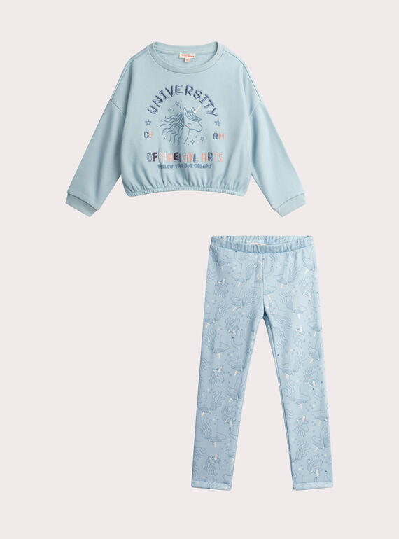 Pijama turquesa VEFAPYJART / 24WH1191PYJ614