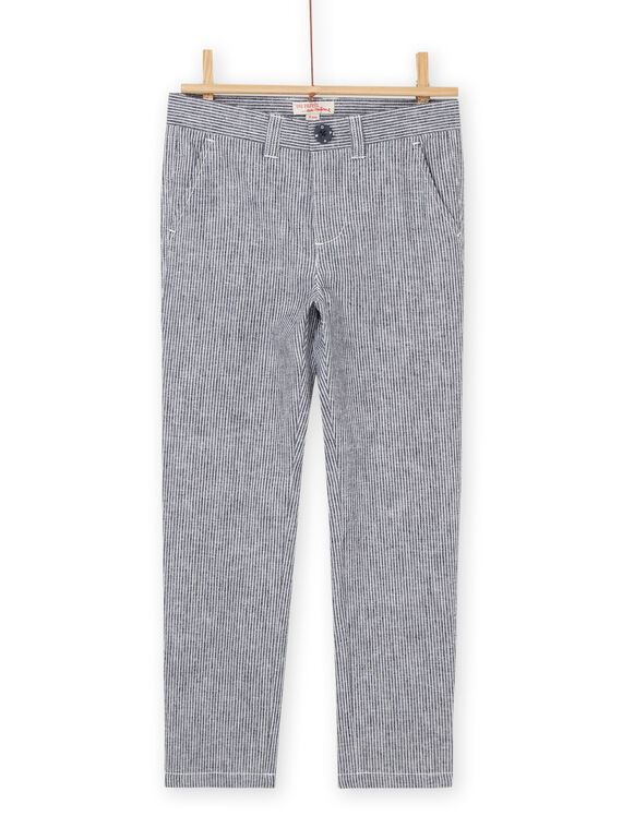 Pantalón de lino con estampado de rayas ROBLEPAN / 23S90231PAN000