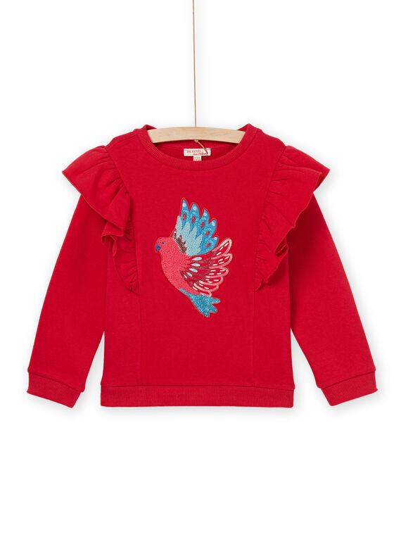 Sudadera de manga larga con dibujo de loro PAGOSWEA / 22W901O1SWE050