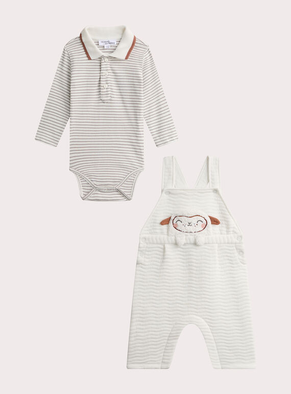 Conjunto de body y peto para recién nacido VOU1ENS2 / 24WF04C2ENS001