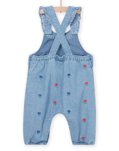 Peto vaquero con bordado floral RINAUSAL / 23SG09N1SALP269
