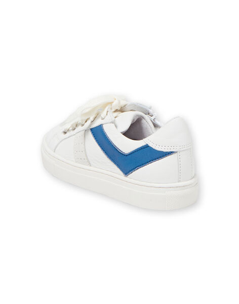 Zapatillas blancas y azules para niño LGBASLUCAS / 21KK3634D3F000