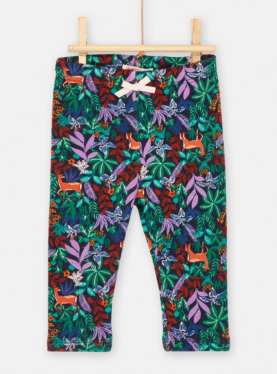 Pantalón multicolor suave y cómodo para bebé niña SIKHOPAN / 23WG09Q1PANC243