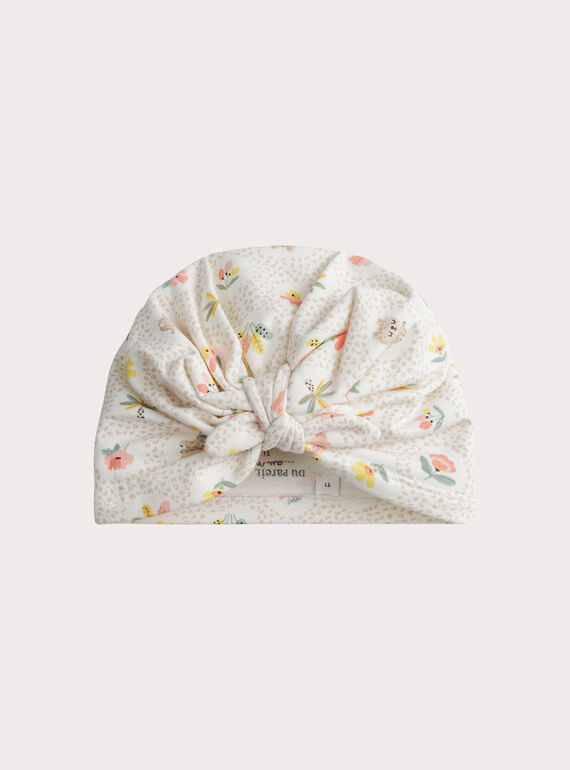 Turbante estampado para bebé niña WOU1BAN / 25SF4072CHA005
