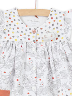 Conjunto de vestido de manga corta y leggings para niña recién nacida LOU1ENS1 / 21SF03H2ENS000