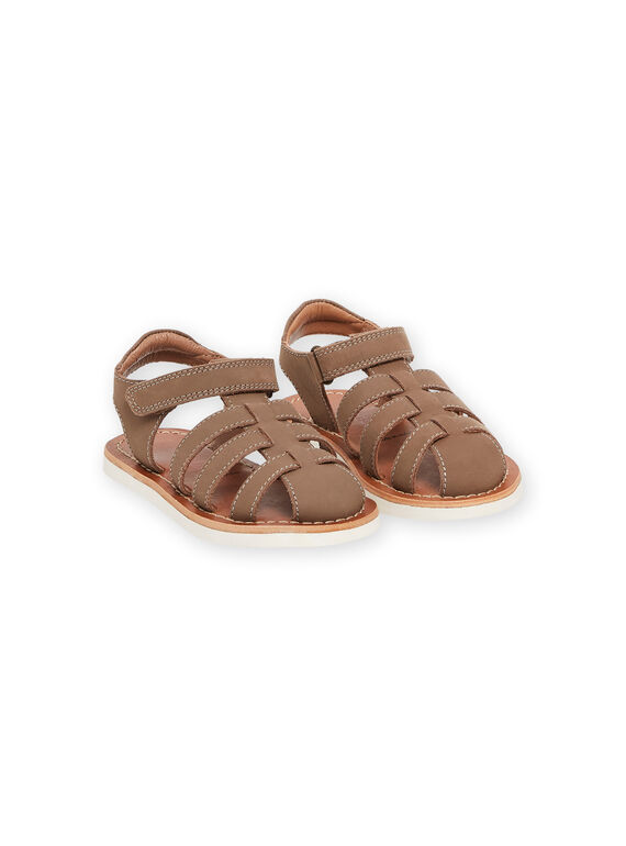 Sandalias de piel de color marrón ROSANDWHITE / 23KK3663D0E802
