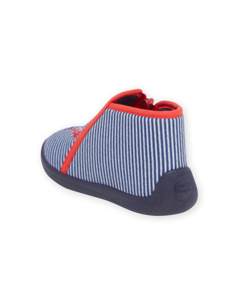 Botines azul marino, rojo y blanco con estampado de cangrejo para bebé niño NUPANTCRABE / 22KK3811D0A070