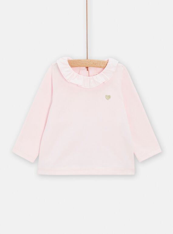 Sudadera rosa para bebé niña TIJOBRA2 / 24SG09B1BRA309